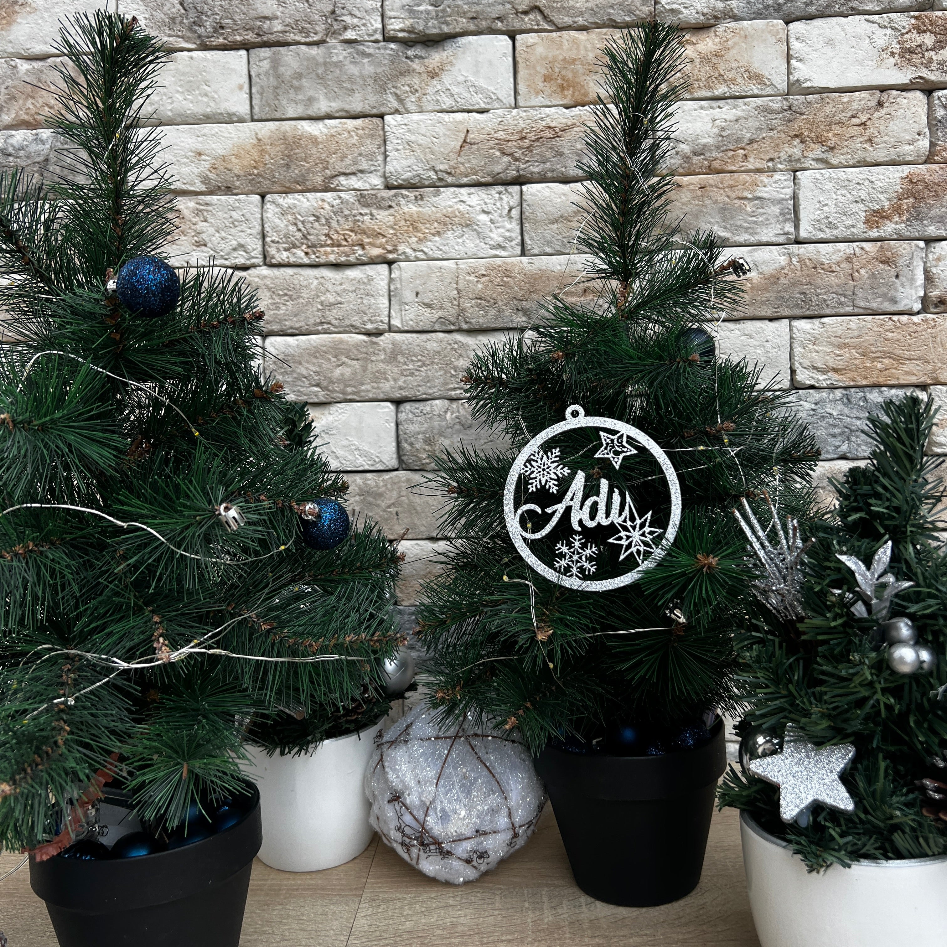 Glob  personalizat cu fulgi