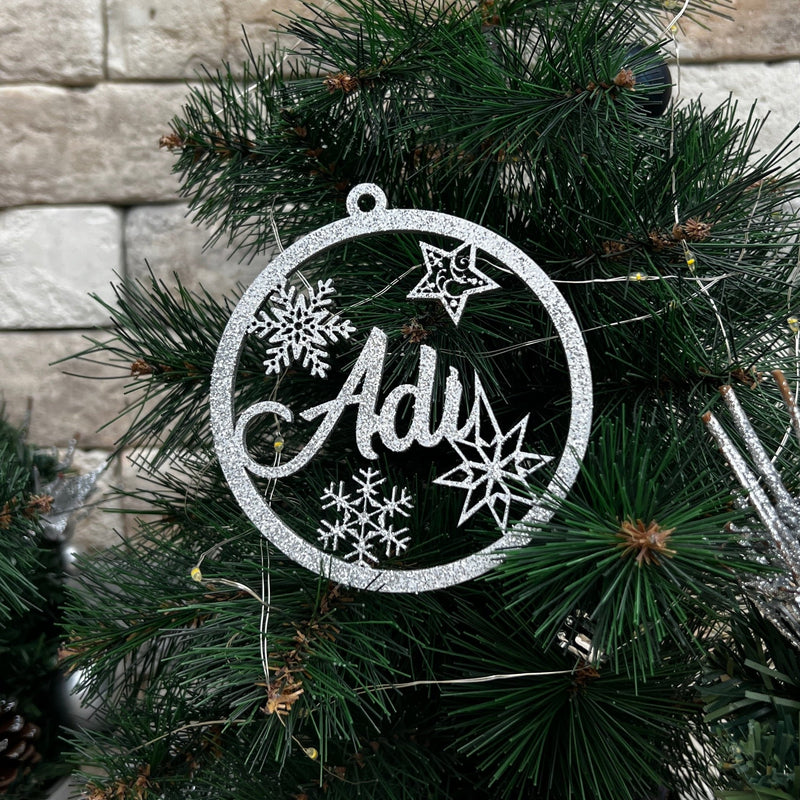 Glob  personalizat cu fulgi