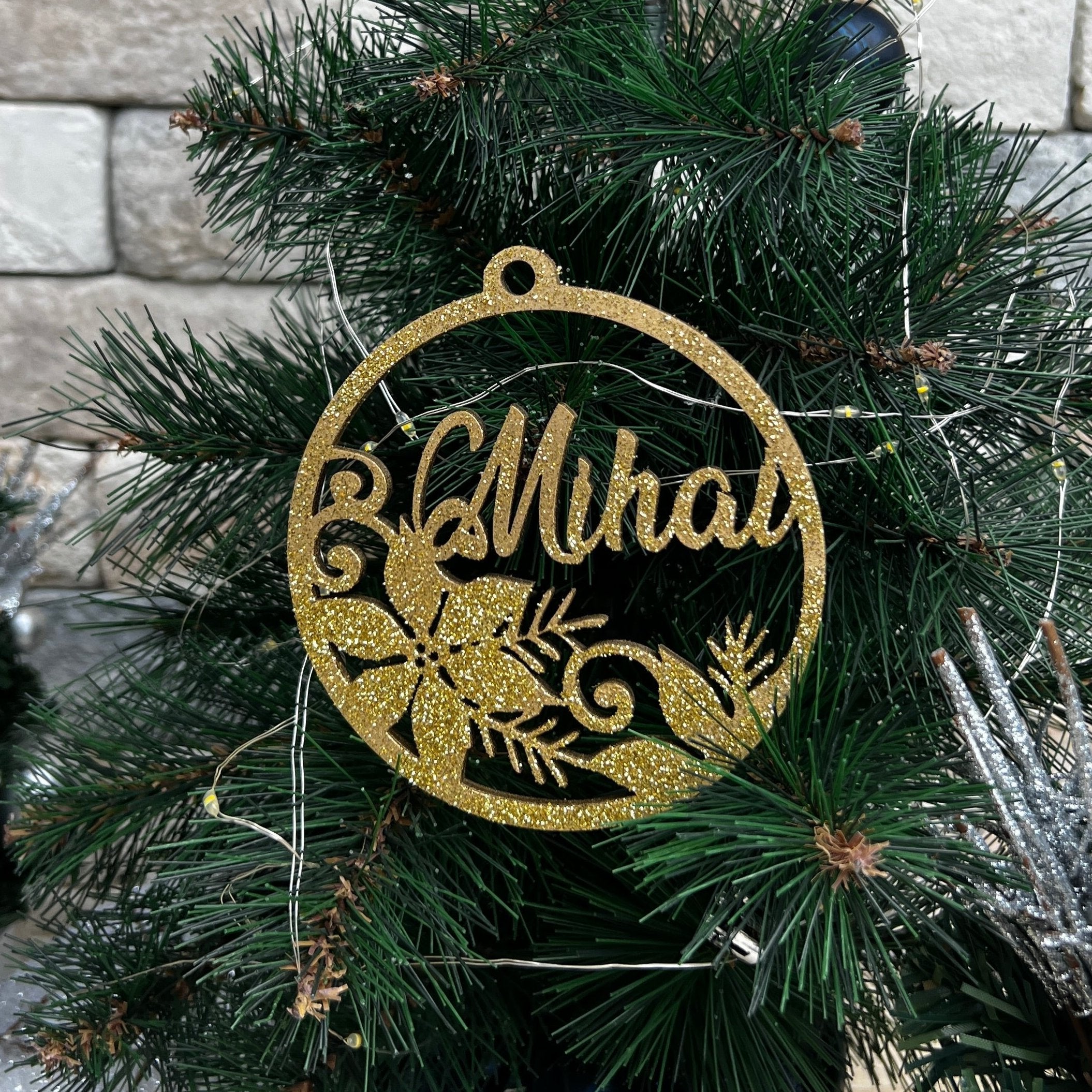 Glob personalizat cu flori