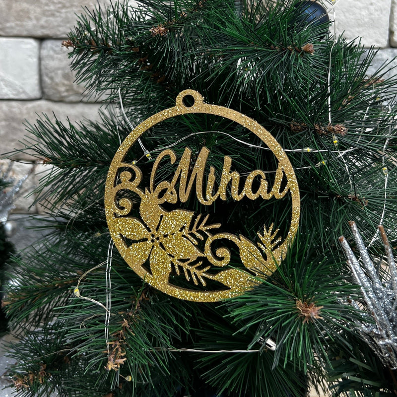 Glob personalizat cu flori